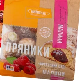 Пряники Київхліб Фруктовий сад, вишня / малина, 300 г; 30.09–13.10.2026