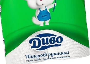 Полотенца бумажные Диво, 2-слойные, 2 рулона; 30.09–13.10.2026