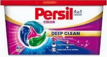 Капсулы для стирки Persil Color / Universal Deep Clean 4in1 Discs, 13 шт.