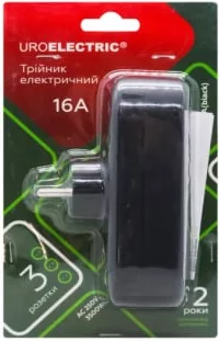 Електротовари EUROLAMP / EUROELECTRIC в асортименті, 1 шт; на фото лампа 12 Вт і трійник 16 А; ціна від 73 грн; 30.09–13.10.2026