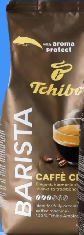 Tchibo кава в зернах Barista Crema / Barista Espresso, 1 кг; попередня ціна до 1799 грн