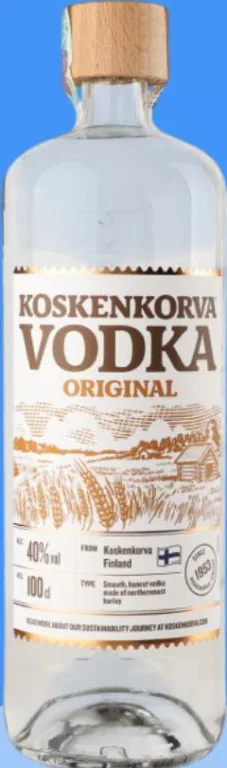KOSKENKORVA Vodcă Original 40%, 1 l; 529 UAH/buc.; preț anterior până la 679 UAH; 07–20.10.2026