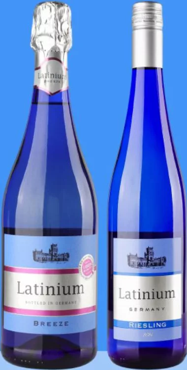 LATINIUM Sparkling Breeze або Riesling, 0,75 л; за підписом вино ігристе біле напівсухе; від 219 грн/шт; попередня ціна до 361 грн