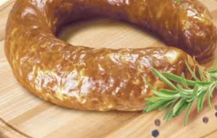 Колбаса Гуцульская Власне класне! Пчілка, полукопчёная, 1 сорт, весовая, за 100 г; цена с приложением; ограничено; не оптом