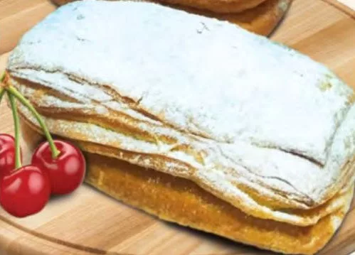 Власне класне! Пчілка. Слойка с вишней, 100 г; цена за штуку; ограничено; не оптом