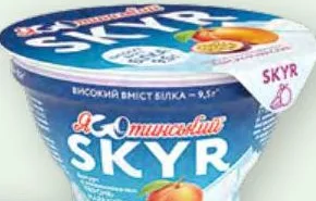 Йогурт Skyr «Яготинське» клубника / персик-маракуйя, 1,8%, стакан 140 г; ограничено; не оптом