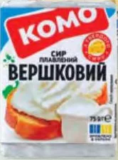Сыр плавленый пастообразный «Комо» Сливочный / Дружба, 35%, 75 г; ограничено; не оптом