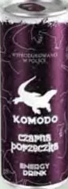 Напиток энергетический Komodo Black Currant / Cactus / Wild Strawberry, безалкогольный, 250 мл; ограничено; не оптом