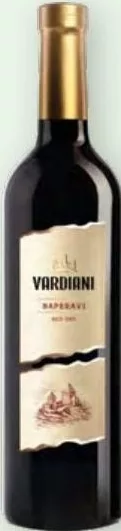 Вардіані Vardiani Вино Саперави красное сухое, 12%, 0,75 л; ограничено; не оптом