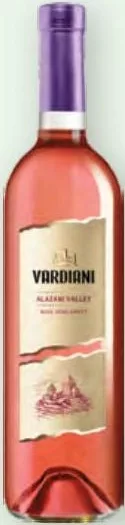 Vardiani Вино Алазанская долина розовое полусладкое 9–13% или Пиросмани красное полусухое 9,5–14%, 0,75 л; от 117,90 грн, ранее от 138,80 грн; ограничено; не оптом