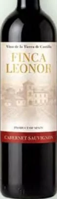 Вино Finca Leonor: подпись Шардоне белое сухое 11%, 0,75 л; на фото Cabernet Sauvignon, противоречие источника; ограничено; не оптом