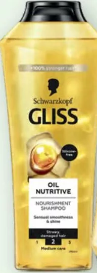 Schwarzkopf Gliss Kur Oil Nutritive: шампунь 400 мл / бальзам 200 мл; от 150,90 грн, ранее от 199,90 грн; количество ограничено, не оптом