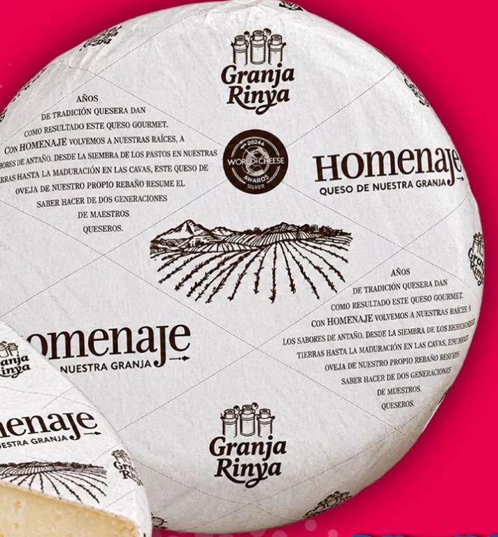 Сир з пліснявою Granja Rinya Homenaje 45%, 100 г