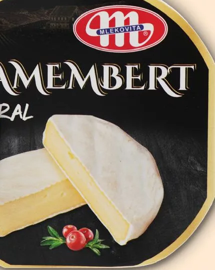 Сир Mlekovita Brie або Camembert Natural, 58%, 120 г / 125 г