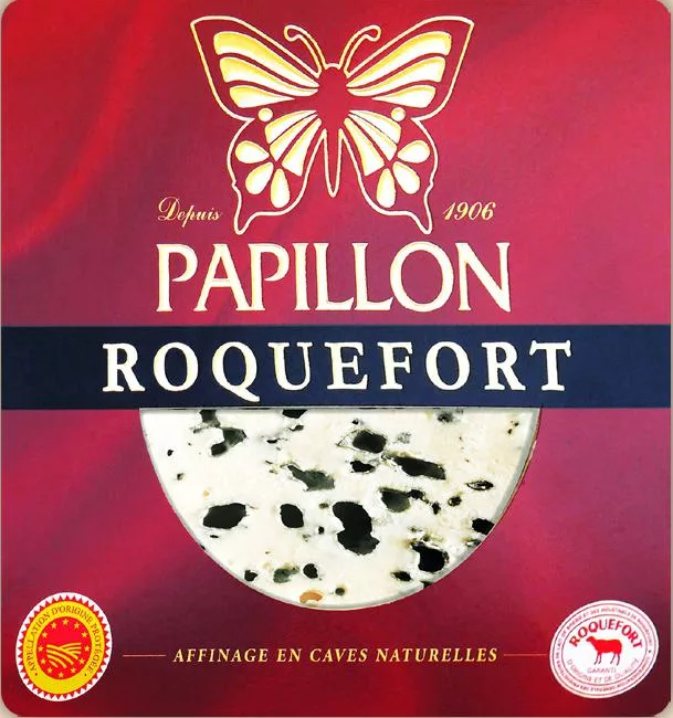 Сир Papillon Roquefort La Coccinelle DOP, 52%, 100 г