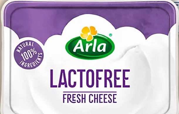 Крем-сир Arla Natural безлактозний 50% / натуральний 70%, 200 г