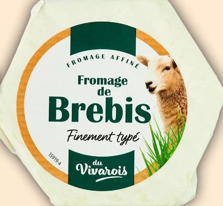 Сир du Vivarais Brebis, овечий, 50%, 100 г