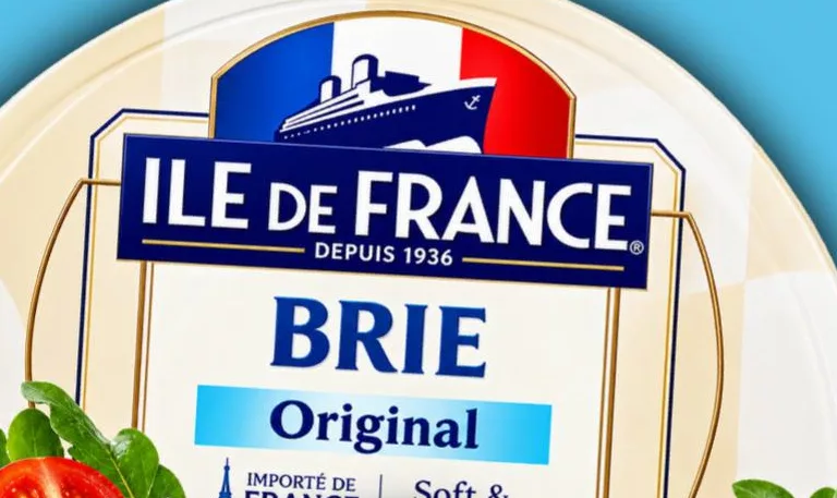 Сир Ile de France Emmental або Brie, 49% / 59%, нарізка, 150 г; варіанти Original, Emmental Herbs & Tomatoes