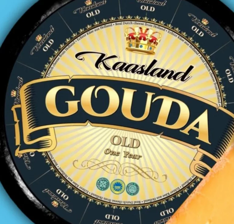 Сир Гауда Kaasland 48%: Old, витримка 1 рік / Vintage, витримка 2 роки; ціна від 71,99 грн за 100 г