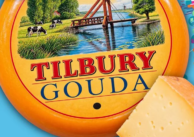 Сир Гауда 48% ТМ Тілбері (Tilbury); ціна за 100 г