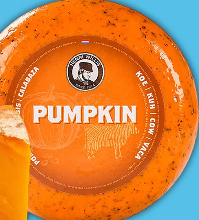 Сир Henri Willig Pumpkin, з гарбузом, 50%, за 100 г