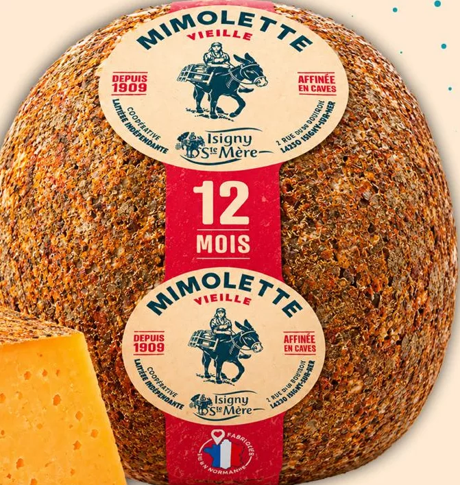 Сир Isigny Ste-Mère Mimolette Vieille, витримка 12 місяців, 40%, за 100 г