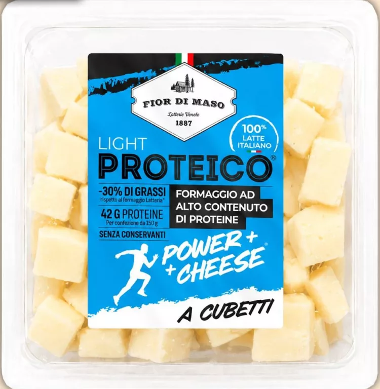 Сир протеїновий Fior di Maso Light Proteico, кубики, 41%, 150 г
