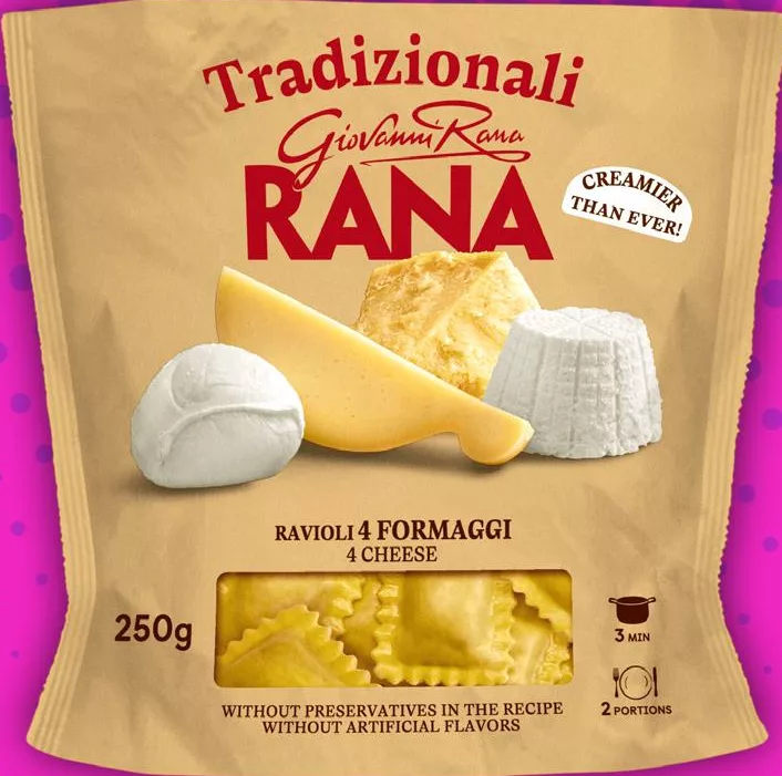 Равіолі 4 сири ТМ Рана (Rana Tradizionali Ravioli 4 Formaggi), 250 г