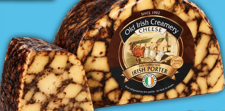Сир Old Irish Creamery Cheddar з ірландським портером, 55%, за 100 г
