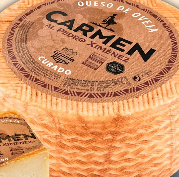 Сир Carmen, овечий, у вині Pedro Ximénez, 53%, за 100 г