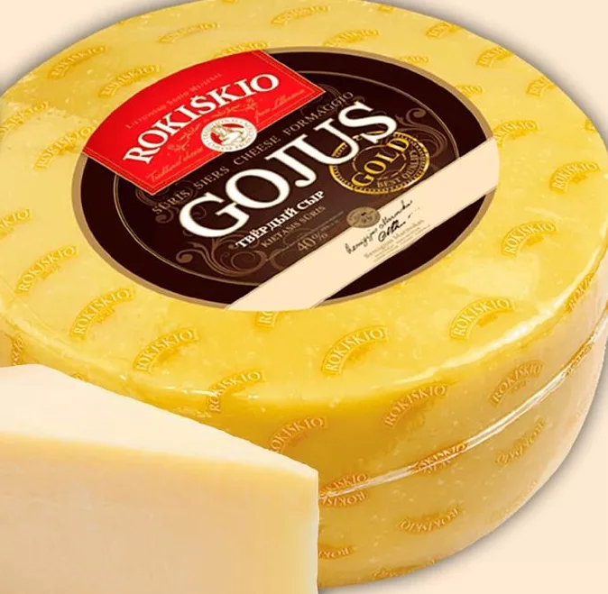 Сир Rokiškio Gojus Gold 40%, 100 г
