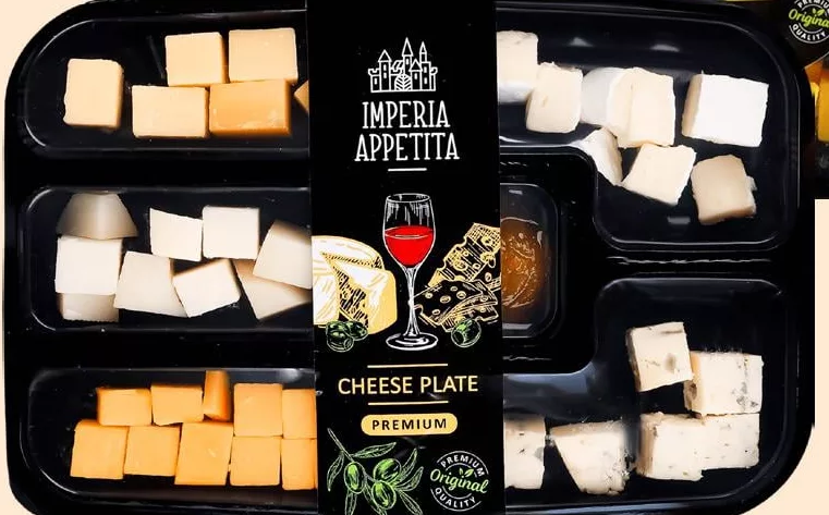 Сирна тарілка Imperia Appetitta Four Cheese / Premium Cheese, 160/230 г; ціна від 129,90 грн