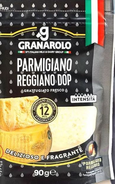 Сир тертий Granarolo: Парміджано Реджано DOP 32%, 12 місяців / Грана Падано DOP 40%, 90 г; ціна від 147,90 грн