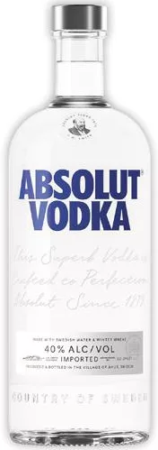 Vodcă Absolut, 40%, 1 l. Fără en-gros; recomandat ≤10 buc./bon; reducerile nu se cumulează, se aplică cea mai mare; stoc limitat; nu în toate magazinele.