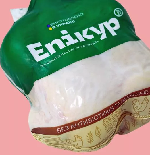 Тушка куриная охлаждённая Эпикур, вес ~1,4–1,7 кг, Украина; при покупке в магазинах METRO