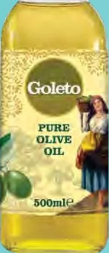 Goleto масло Pure Olive рафинированное / Extra Virgin оливковое,500мл;авокадо / виноградных косточек,250мл,стекло;от 104.90 грн,ранее от 139.90 грн;количество ограничено,не опт