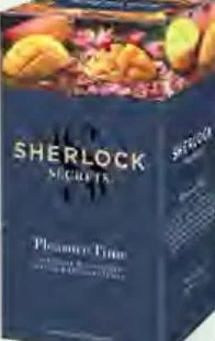 Sherlock Secrets чай Pleasure Time чёрный / Альпийский Луг травяной, саше 22×1,5 г; Crown of England / Bergamot Prime чёрный, 22×2 г; количество ограничено, не опт