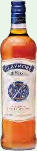 Виски Claymore, купажированный шотландский, 40%, 0,7 л; количество ограничено; не оптом; 18+