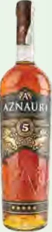 Бренди Aznauri, 5 лет, 40%, 0,5 л; количество ограничено; не оптом; 18+
