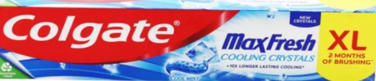 Pastă de dinți COLGATE Max White White Crystals / Max Fresh Cool Mint, 125 ml, sortimente