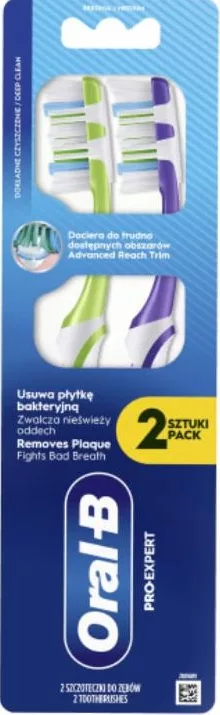 Periuțe de dinți ORAL-B Pro-Expert, 2 buc./pachet