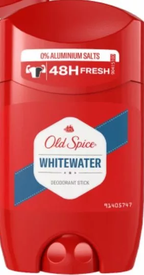 Antiperspirant pentru bărbați OLD SPICE Wolfthorn / Whitewater, 50 ml, sortimente; în foto Whitewater: deodorant stick