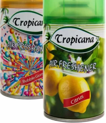 Rezervă de odorizant de cameră TROPICANA Bubble Gum / Citrus, 260 ml, sortimente