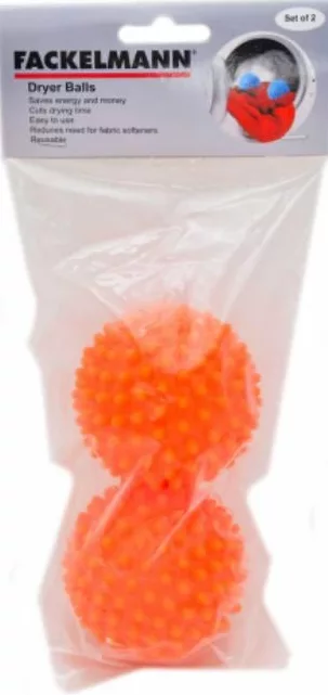 Fackelmann bile pentru spălat, 2 buc./pachet; ambalaj: Dryer Balls, pentru uscător