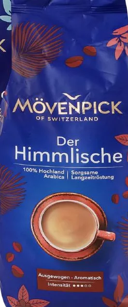Cafea boabe MÖVENPICK Caffe Crema/Gusto Italiano/Der Himmlische, 1 kg; preț anterior până la 1755 UAH; cu card METRO, doar în magazinele din Ucraina, în limita stocului