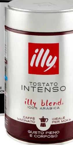 Кофе молотый ILLY Tostato Classico/Forte/Intenso, 250 г; прежняя цена до 619 грн; с картой METRO, только в ТЦ Украины, при наличии