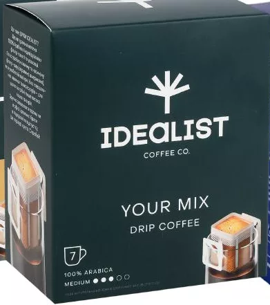 Cafea la filtru individual IDEALIST, 7 buc., sau FUNT COFFEE, 10 buc.; de la 229 UAH/pachet; preț anterior până la 361 UAH; cu card METRO, doar în magazinele din Ucraina, în limita stocului
