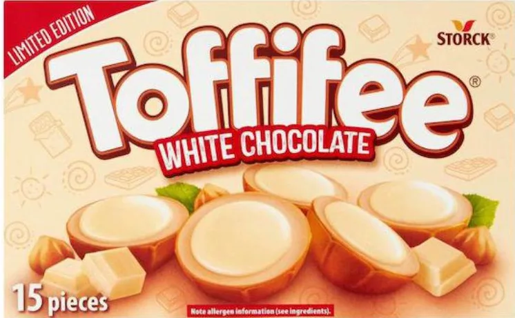 Bomboane caramel TOFFIFEE cu alune, 125 g; foto White Chocolate, 15 buc.; preț anterior până la 219 UAH; cu card METRO, doar în magazinele din Ucraina, în limita stocului