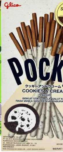 Bețișoare dulci GLICO POCKY Matcha/Cookies & Cream/Strawberry, 33/40/45 g; cu card METRO, doar în magazinele din Ucraina, în limita stocului