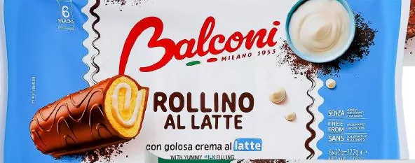 Rulouri de pandișpan BALCONI Rollino, cacao/lapte/alune, 222 g (6 buc.); preț anterior până la 157 UAH; cu card METRO, doar în magazinele din Ucraina, în limita stocului
